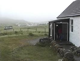 Achmelvich youth hostel on a rather damp morning